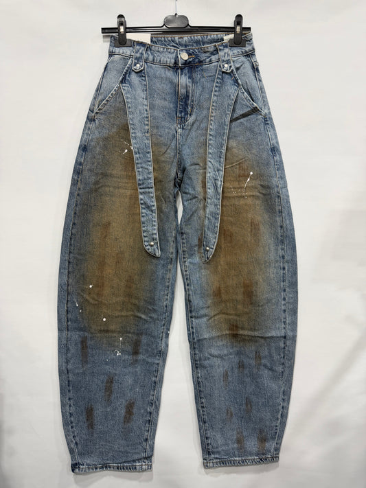 JEANS BALLOON FINTO MACCHIATO ART.LM788