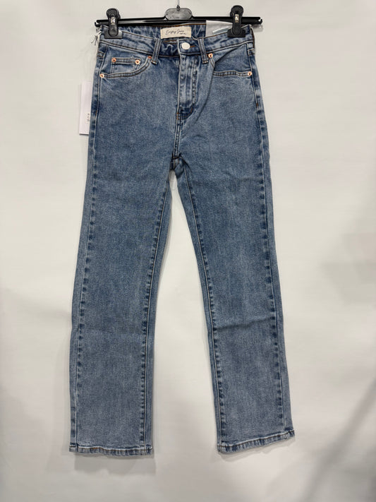 JEANS BASIC CON SPACCO RETRO IN CAVIGLIA ART.E036