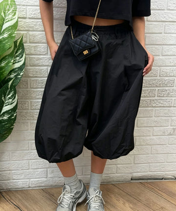 PANTALONE 3/4 CON MOLLA IN CAVIGLIA