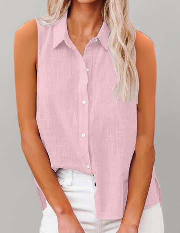 CAMICIA GIRO MANICA IN MISTO LINO