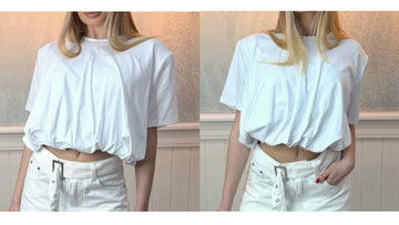 MAGLIA CON SPALLINE E MOLLA SOTTO