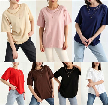 MAGLIA CURVY CON COLLANA FISSA