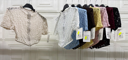 MAGLIA IN PIZZO CON CIAPPE