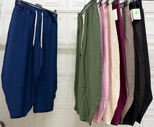 PANTALONE 3/4 CON CAVIGLIA ASSIMETRICA