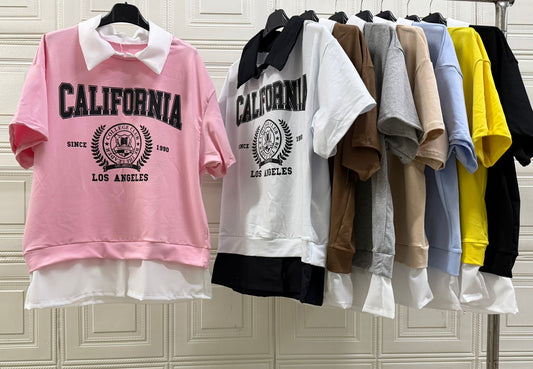 MAGLIA CALIFORNIA A POLO DOUBLE COLOR