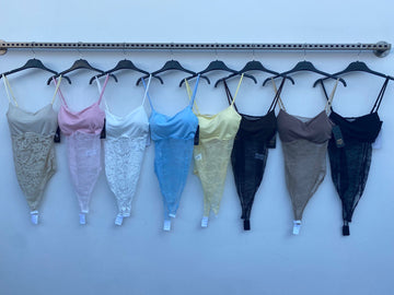 BODY MIAMI TRASPARENTE IN PIZZO