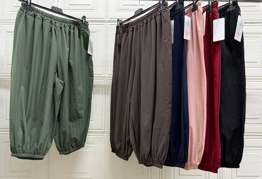 PANTALONE 3/4 CON MOLLA IN CAVIGLIA