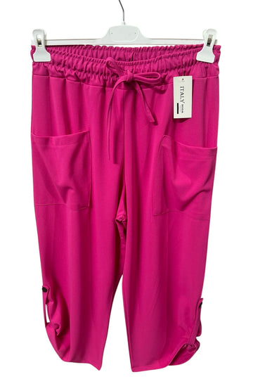 PANTALONE CURVY CON TASCHE GIU
