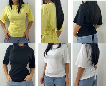MAGLIA CON LACCIO RETRO