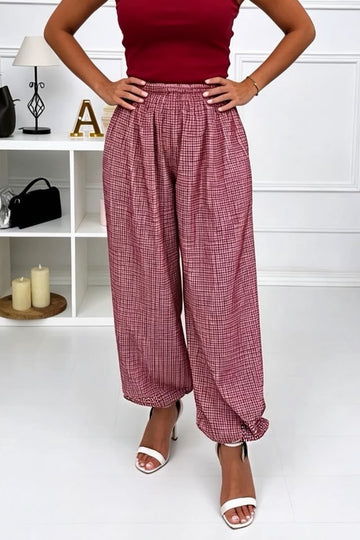 PANTALONE BALLOON PICNIC CON MOLLA IN CAVIGLIA