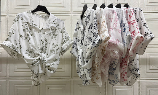 CAMICIA FANTASY PRIMAVERA CON NODATA IN VITA
