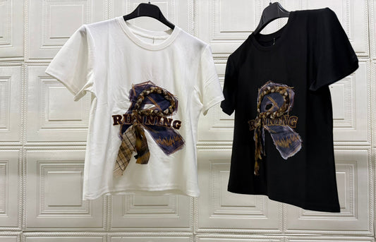 T-SHIRT RUNNING CON FOULARE 3D