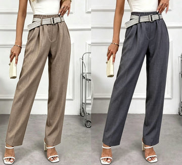 PANTALONE CON CINTA BEIGE