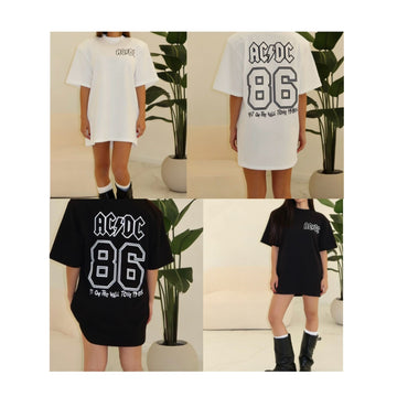 MAGLIA ACDC CON STAMPA AVANTI E RETRO