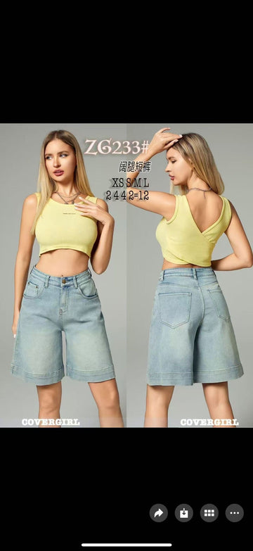 BERMUDA DI JEANS SABBIATO ART.ZG233
