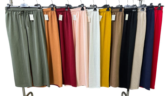 PANTALACCIO CURVY MISTO LINO