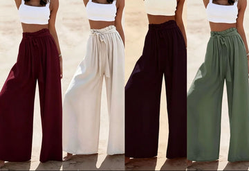 PANTALONE BASIC CON CINTURINO NODATO