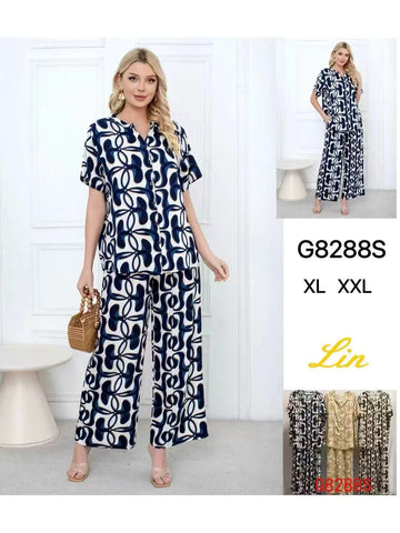 COORDINATO CURVY GOTICO MISTO LINO