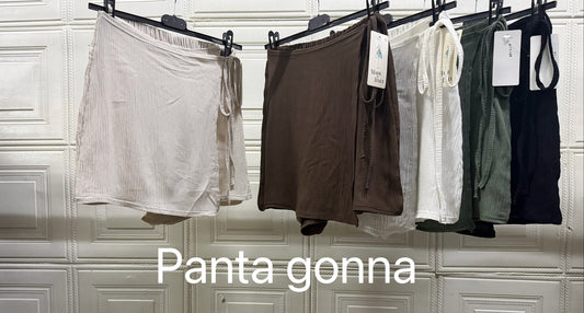 PANTAGONNA BASIC CON SPACCO NEL LATO