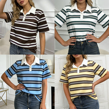 POLO DOPPIO RIGATE ORRIZONTALI