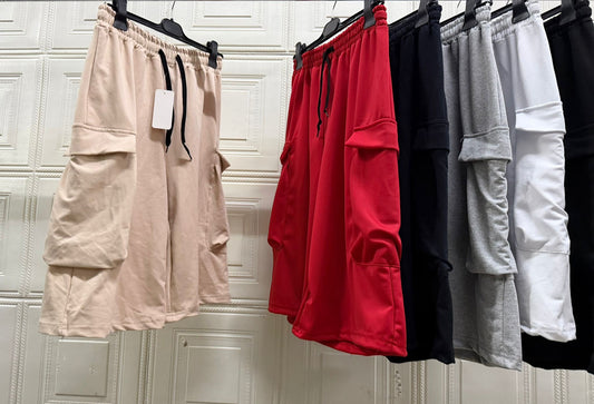 BERMUDA CARGO DI TUTA IN 100% COTONE
