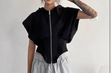MAGLIA GIRO MANICA CON ZIP FINO IN BASSO