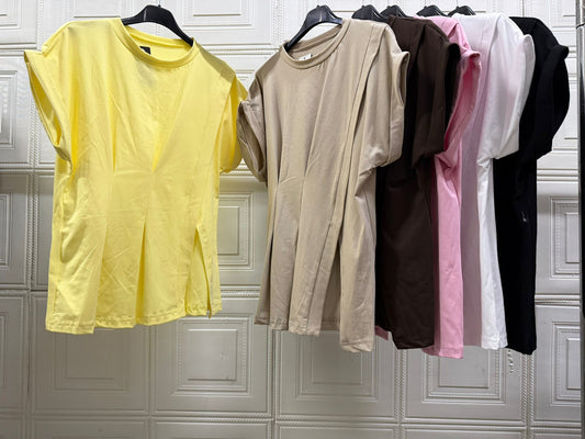 MAGLIA MEZZA MANICA APERTA SUL LATO