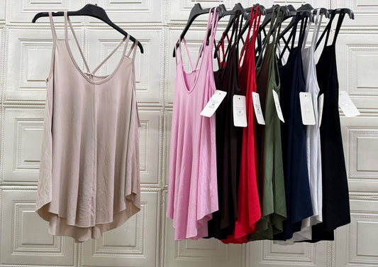 MAGLIA GIRO MANICA DOPPIE BRETELLE