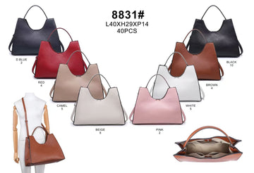 BORSA MADE ITALY CON MANICO CORTO