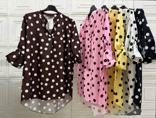 MAGLIA A CAMICIA POAH RASO