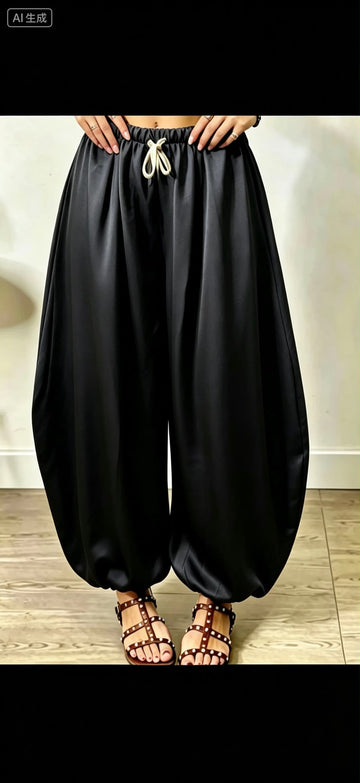 PANTALONE TROPICANA BALLOON CON MOLLA IN CAVIGLIA